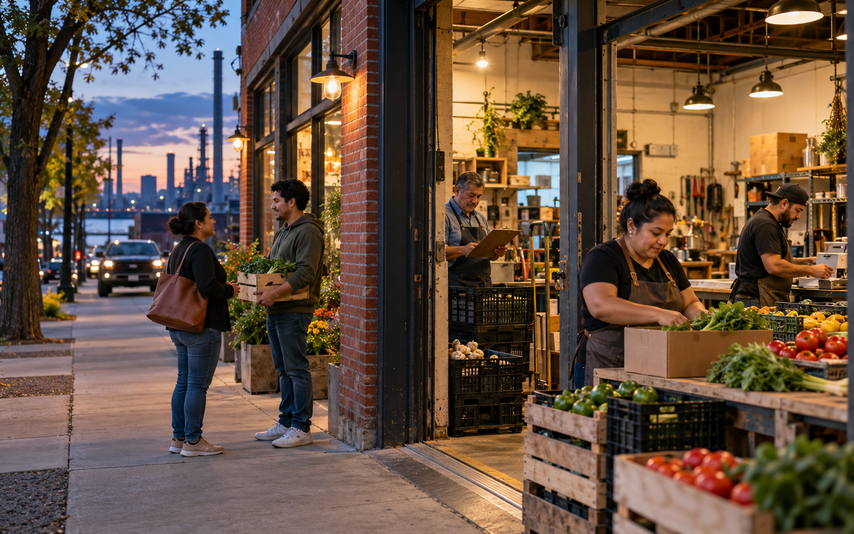 Latino-owned Michigan neighborhood business representing community and economic growth